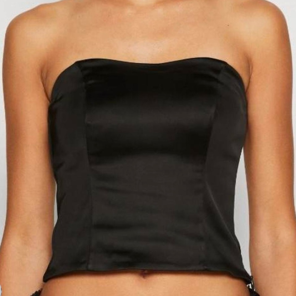 Abercrombie & Fitch - Strapless Satin Corset
